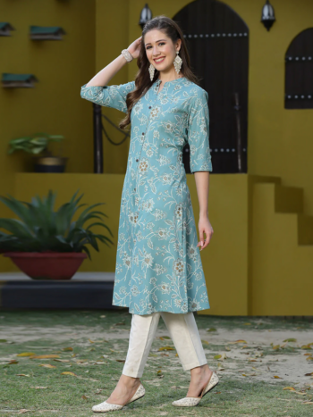 Alzifa Women’s A-Line Kurta Sets