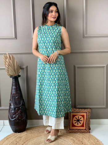 Alzifa Women’s A-Line Kurta Sets