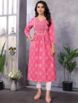 Alzifa Women’s A-Line Kurta Sets